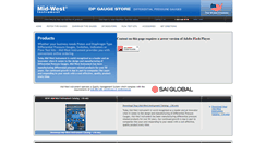 Desktop Screenshot of dpgaugestore.com